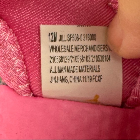 Falls Creek Navy And Pink Jill Sandals Size 12M - Picture 8 of 9